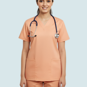 Women’s 2-Pocket V-Neck Scrub Set